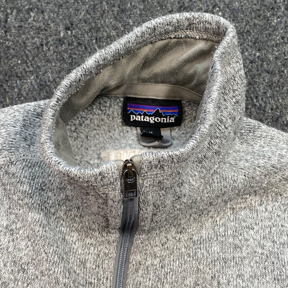 Patagonia Better Sweater Sz M Womens Grey Gorpcore Full Zip Fleece Jacket - Picture 4 of 11